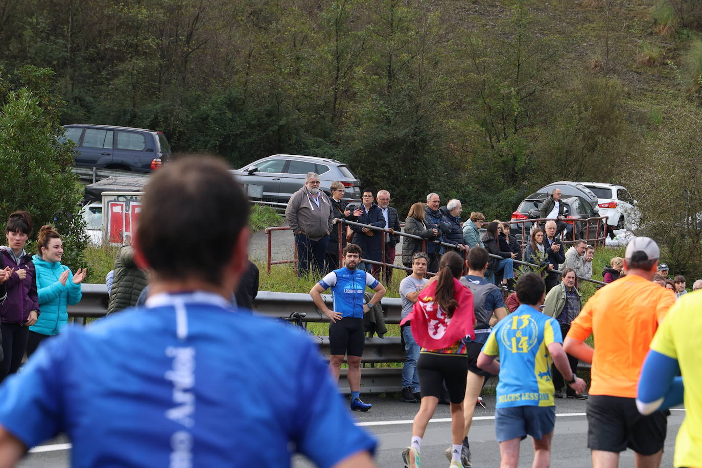 Fotos de la Behobia 2023 a su paso por Gaintxurizketa