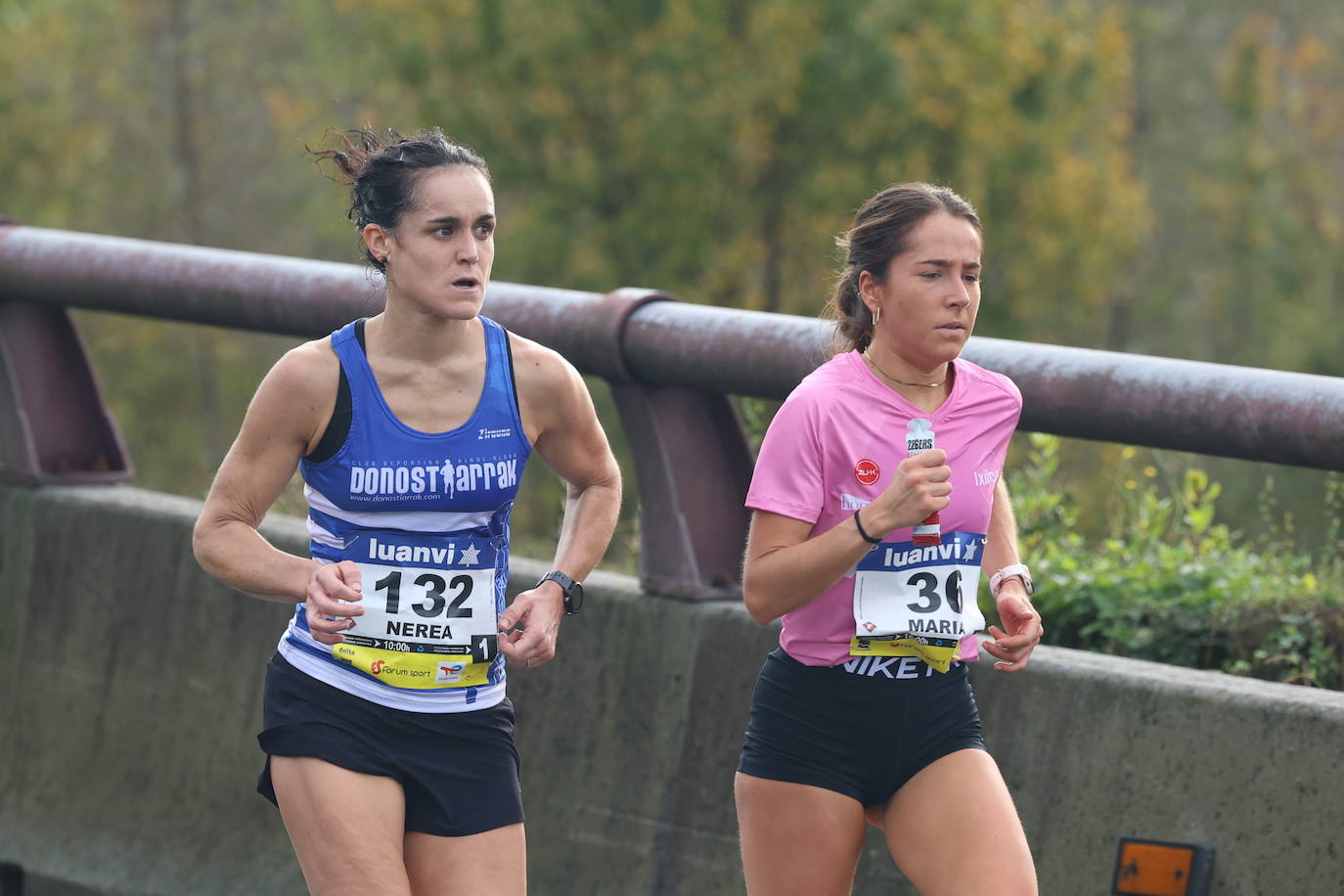 Fotos de la Behobia 2023 a su paso por Gaintxurizketa