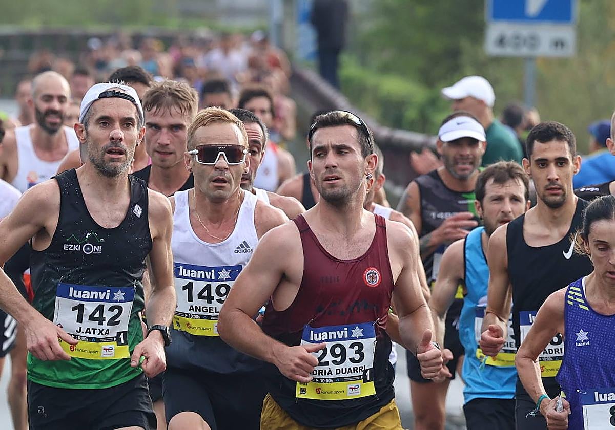 Fotos de la Behobia 2023 a su paso por Gaintxurizketa