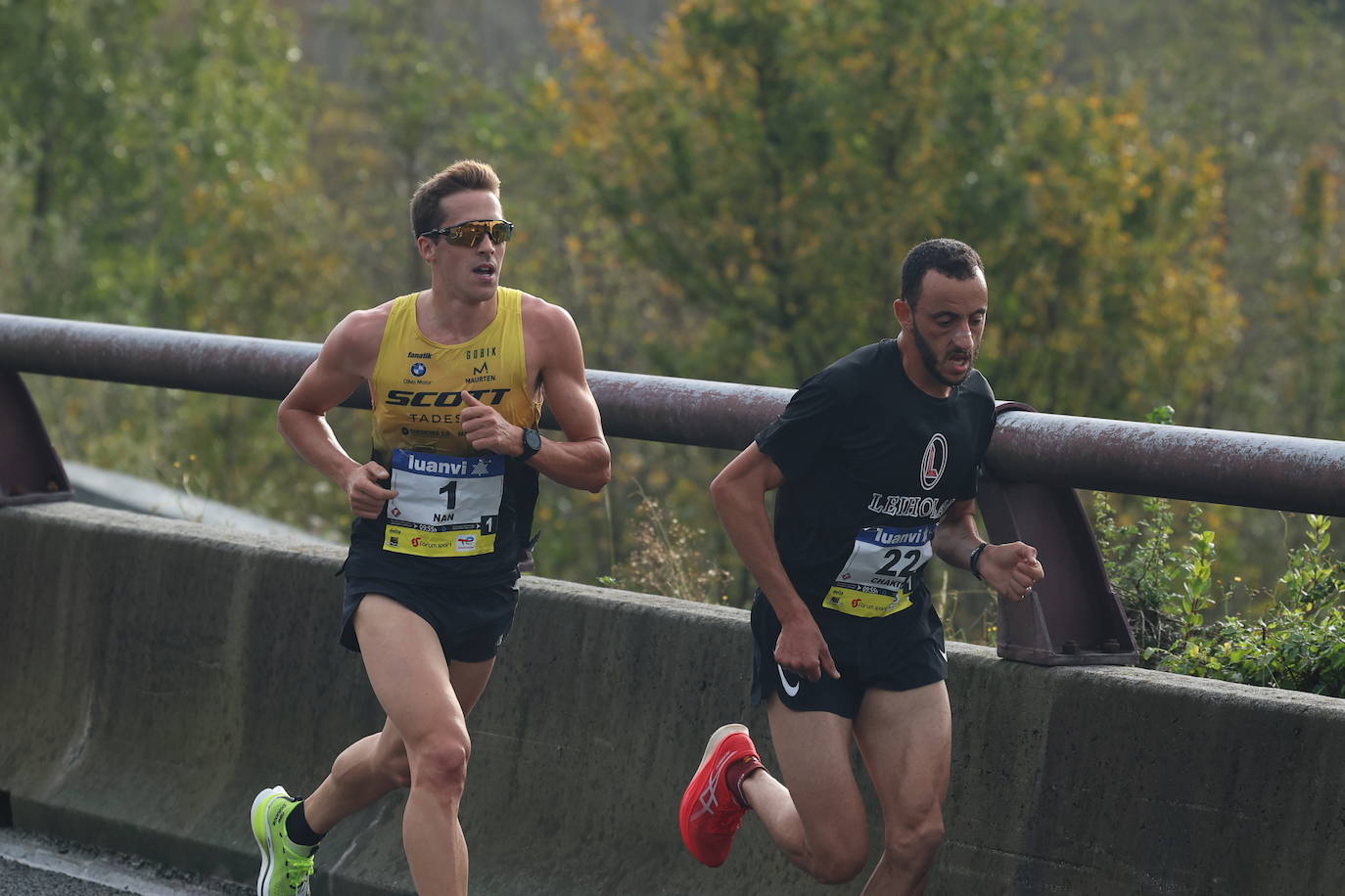 Fotos de la Behobia 2023 a su paso por Gaintxurizketa