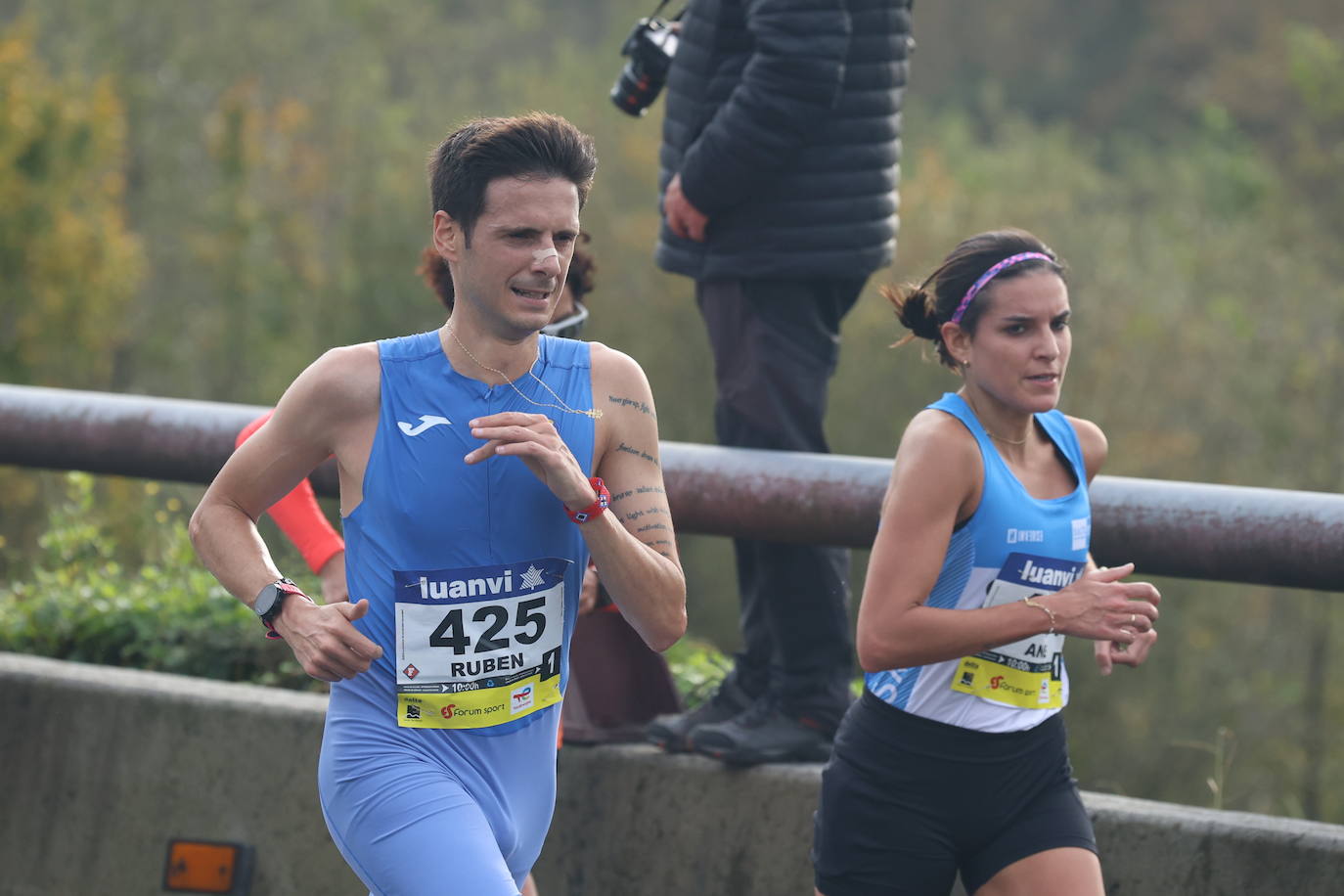 Fotos de la Behobia 2023 a su paso por Gaintxurizketa