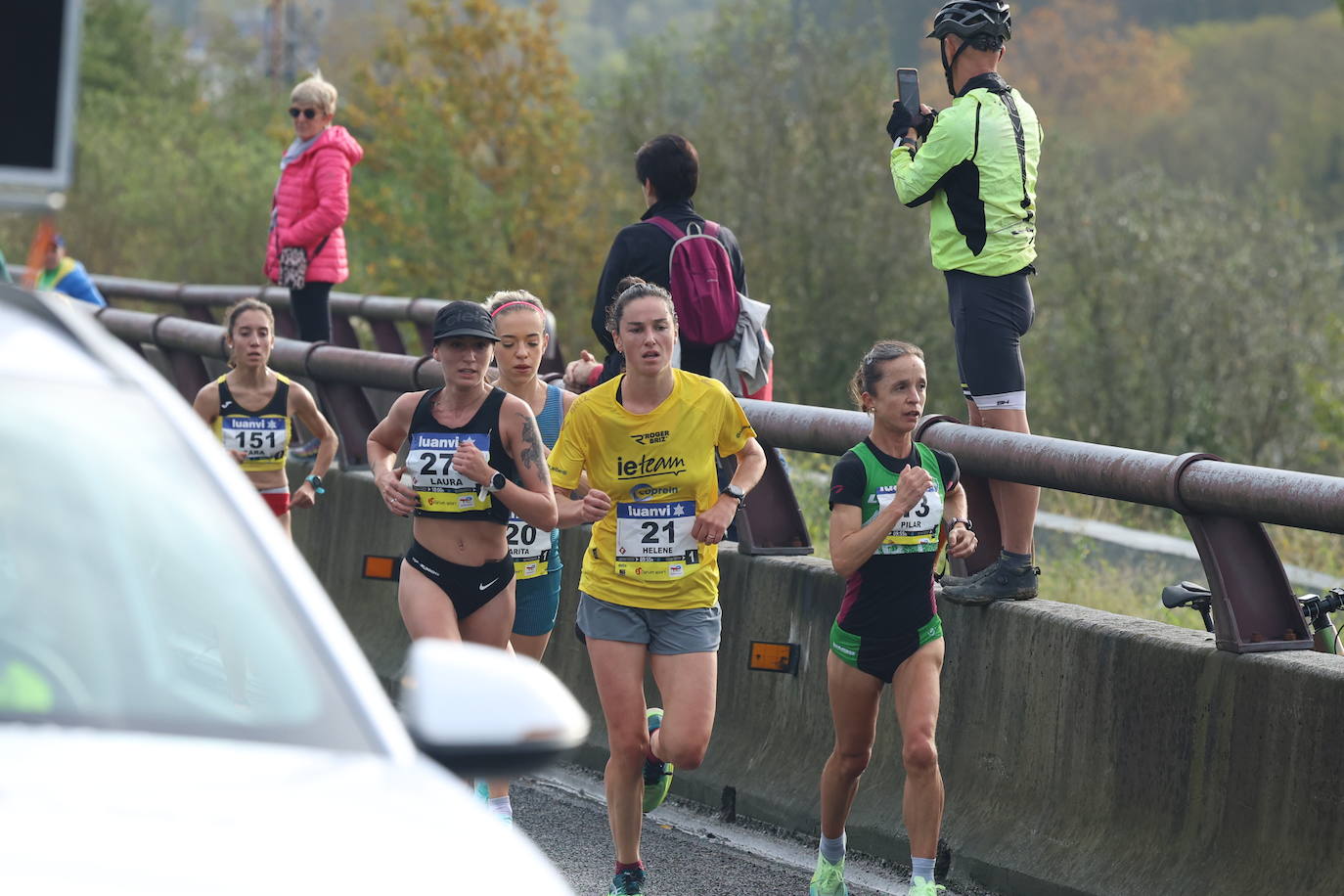 Fotos de la Behobia 2023 a su paso por Gaintxurizketa