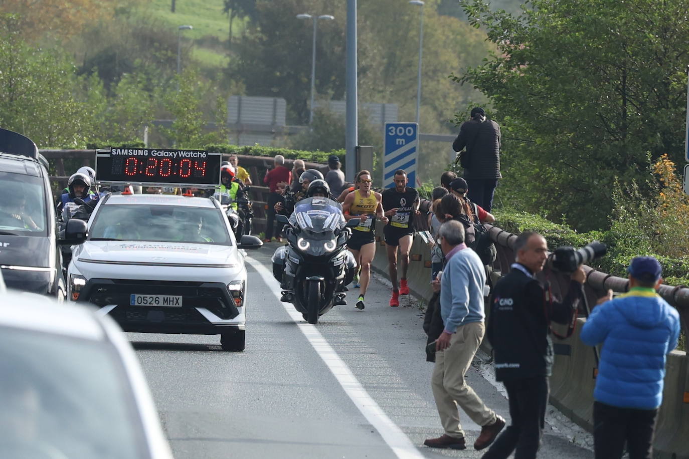 Fotos de la Behobia 2023 a su paso por Gaintxurizketa
