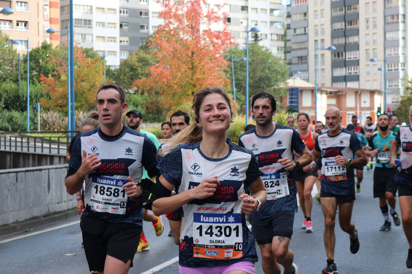Fotos de la Behobia-San Sebastián 2023 a su paso por Errenteria
