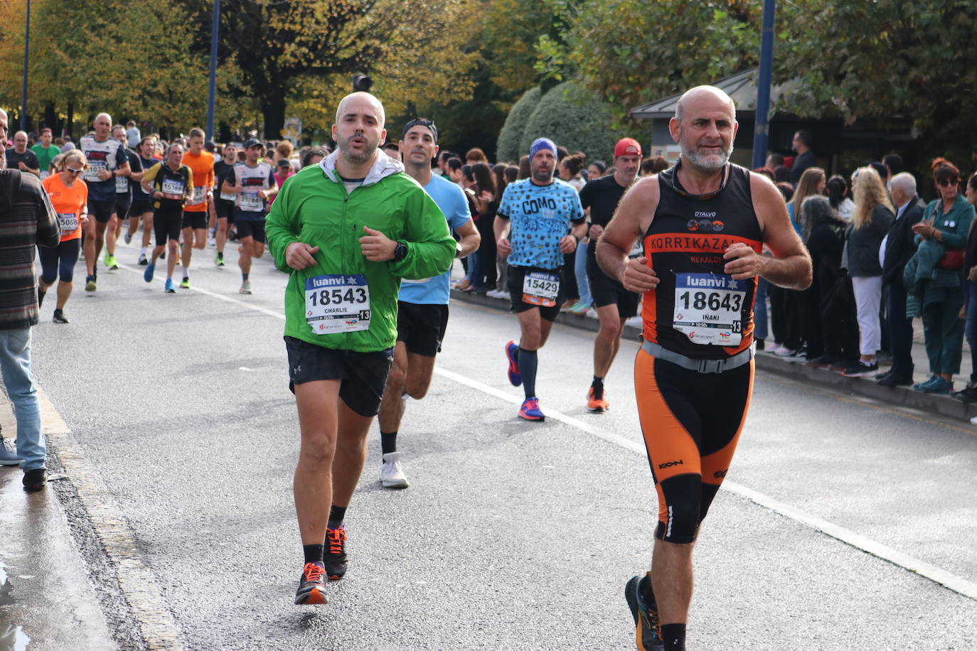 Fotos de la Behobia-San Sebastián 2023 a su paso por Errenteria