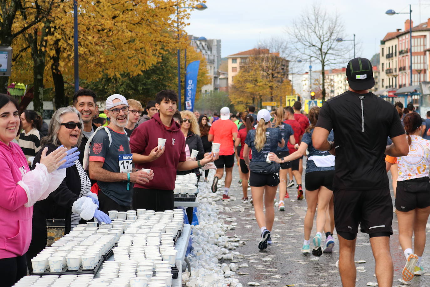Fotos de la Behobia-San Sebastián 2023 a su paso por Errenteria