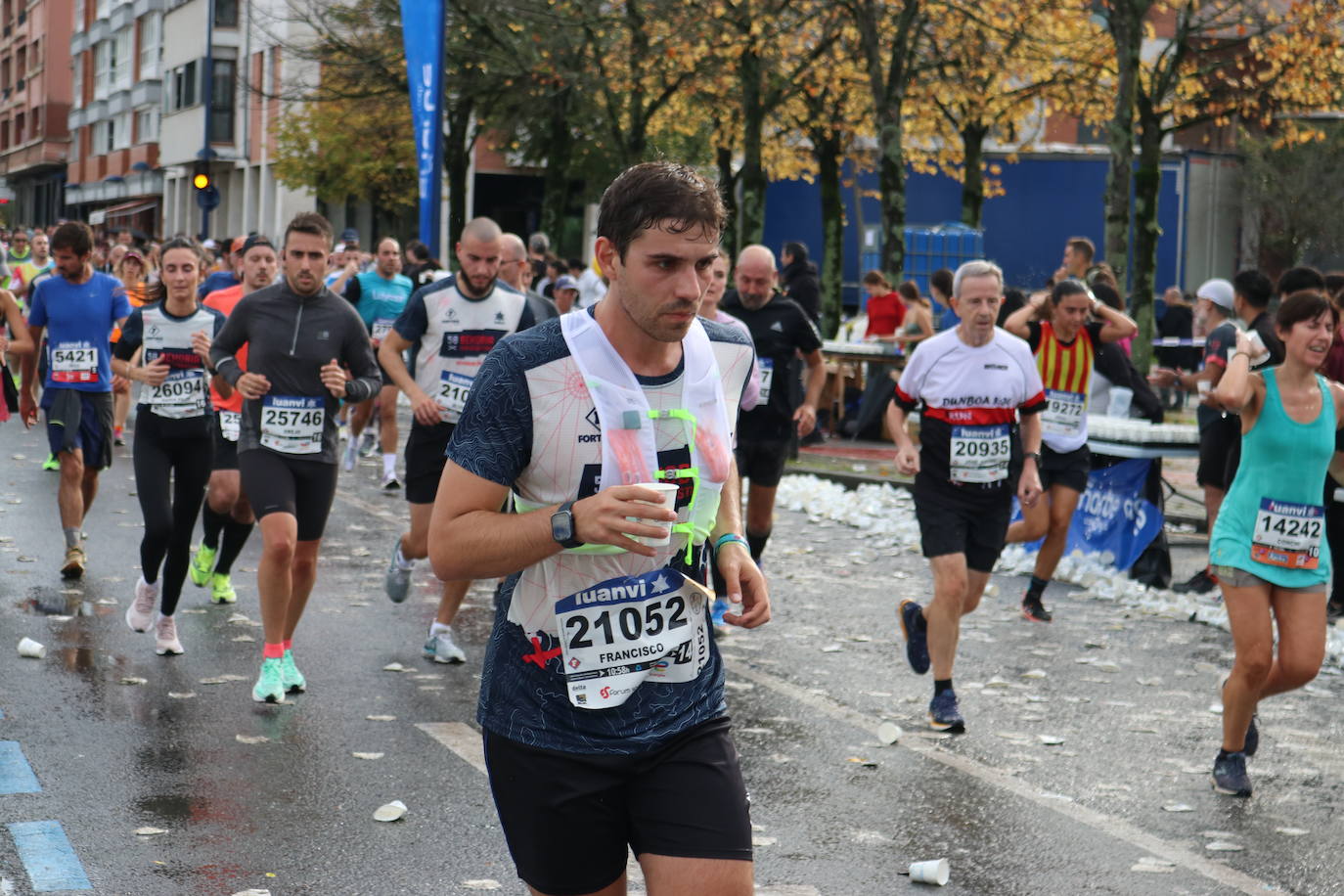 Fotos de la Behobia-San Sebastián 2023 a su paso por Errenteria