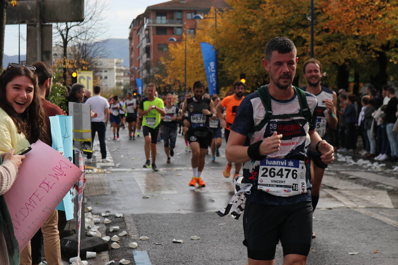 Fotos de la Behobia-San Sebastián 2023 a su paso por Errenteria