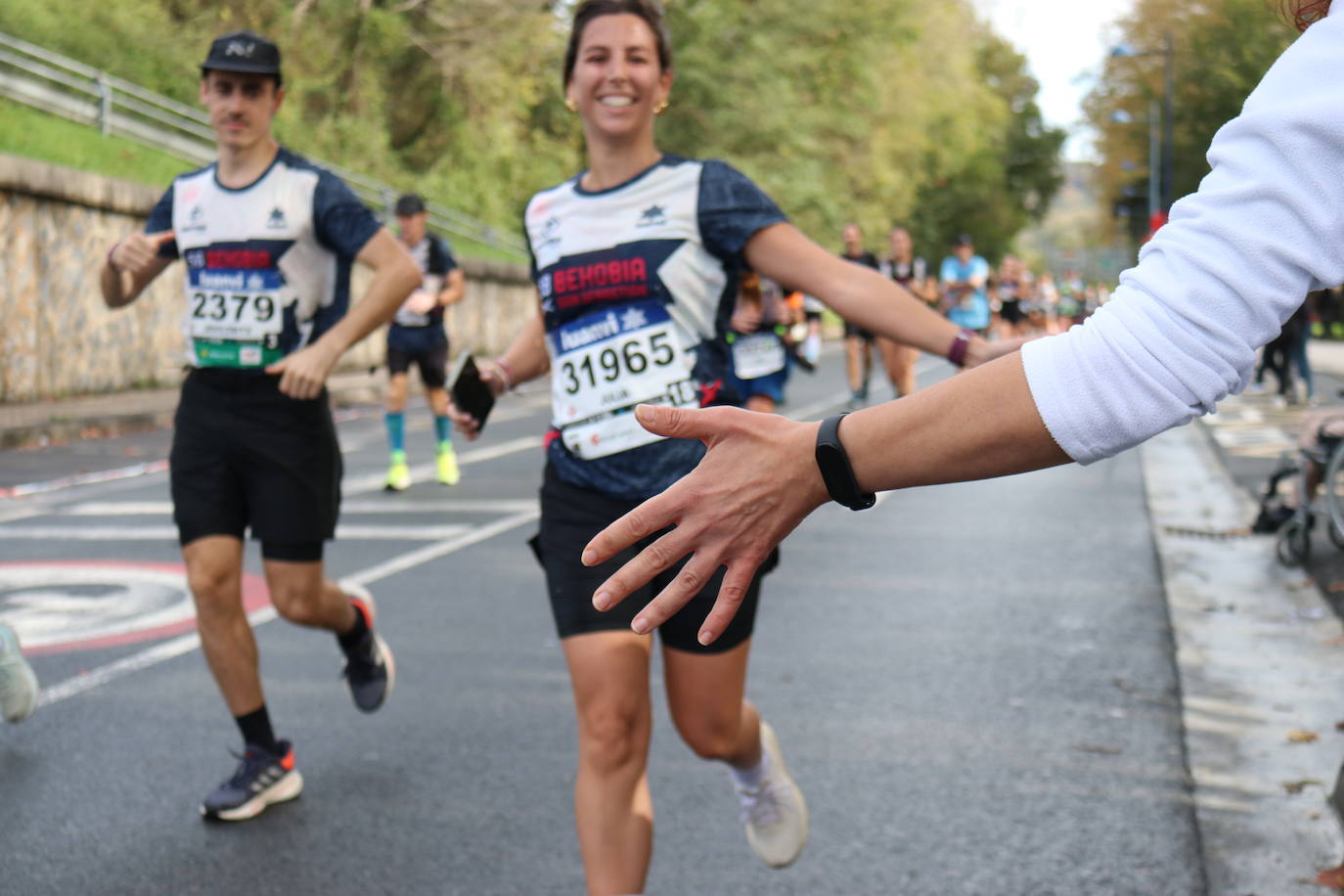 Fotos de la Behobia-San Sebastián 2023 a su paso por Errenteria