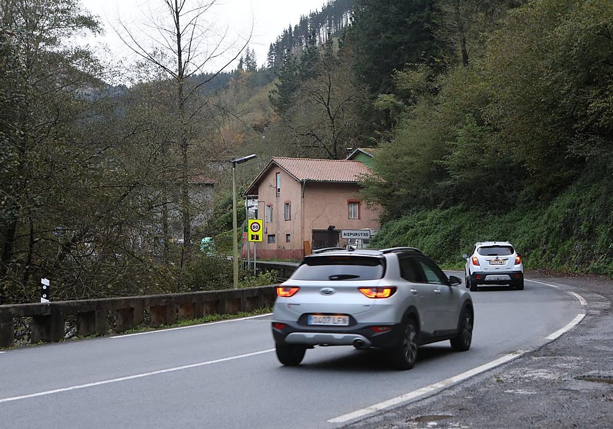 Lugar en el que se produjo el accidente mortal el pasado domingo en Azkoitia.