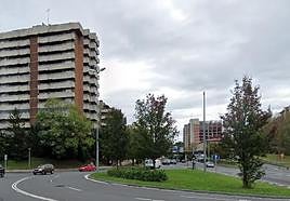 Vista de la calle en la que se ha producido el accidente.