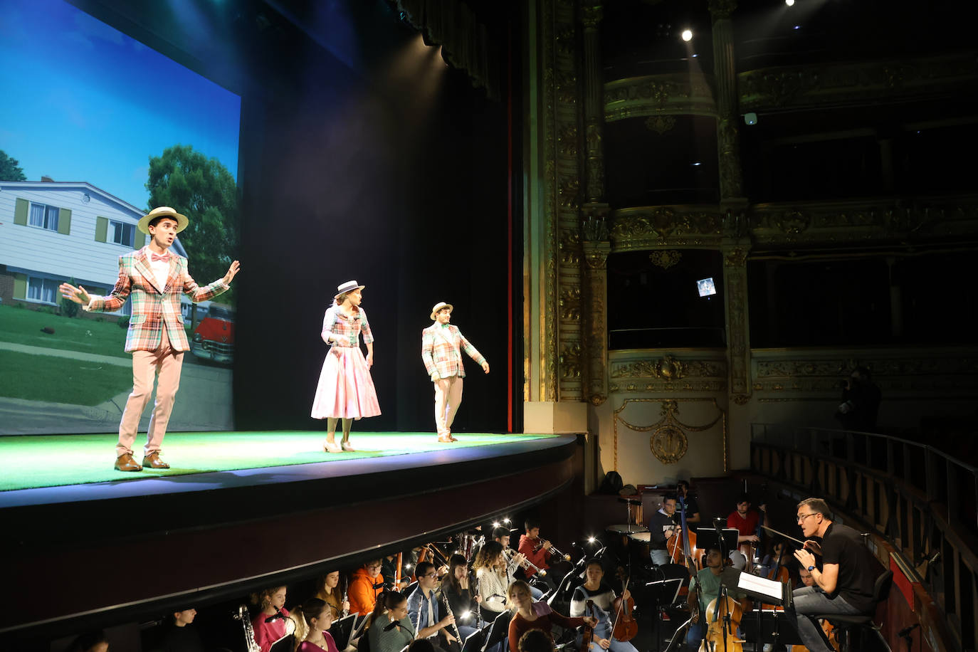 Ensayo de la ópera &#039;Trouble in Tahiti&#039;