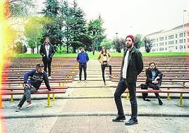 Álvaro Martínez Bueno, a la derecha, junto al resto de miembros de Templeton.