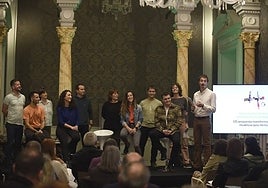 Instante de la presentación realizada ante la ciudadanía.