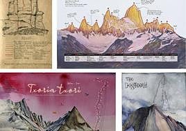 Los croquis han sido siempre una forma de compartir la información entre escaladores.