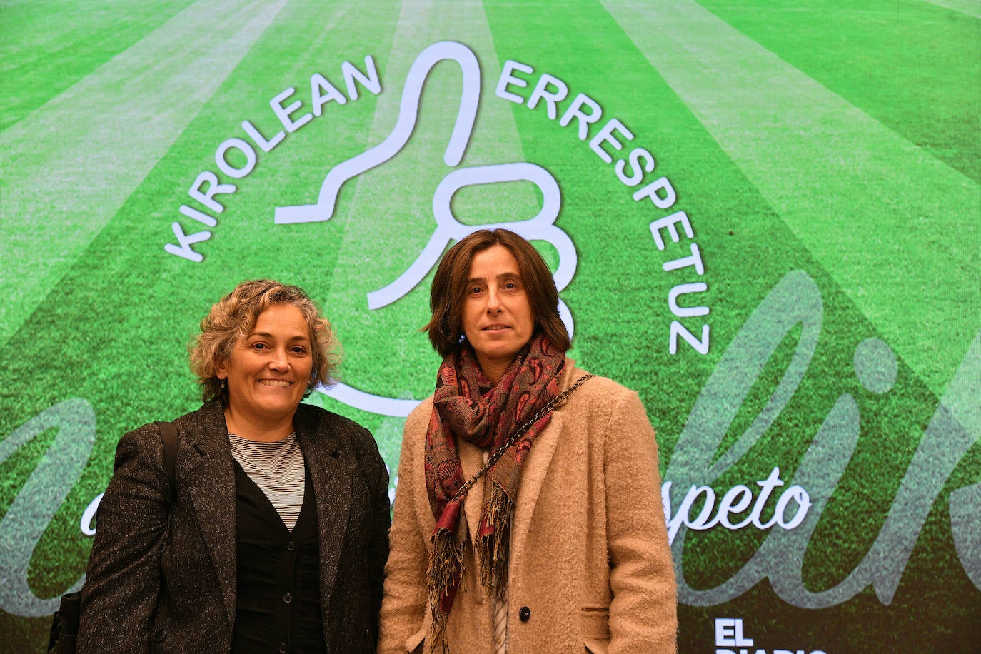 Irene Iribar y Marije Otaegi.