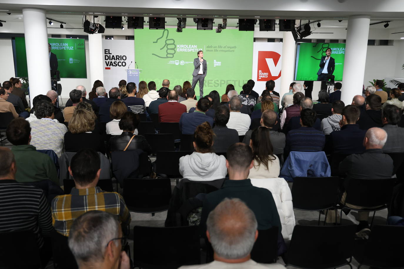 Los rostros del deporte guipuzcoano en la gala Kirolean Errespetuz
