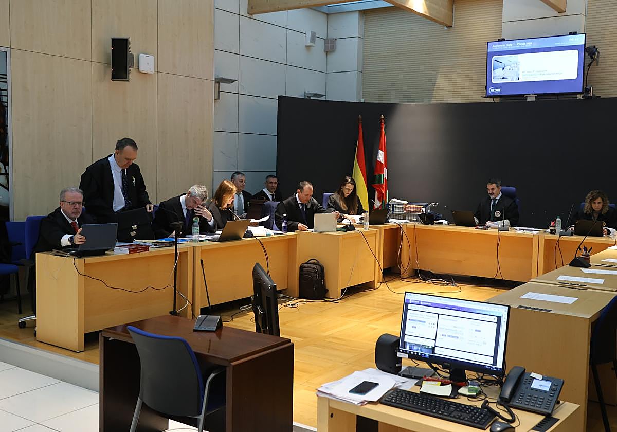 Jornada del viernes en la Audiencia de Gipuzkoa.