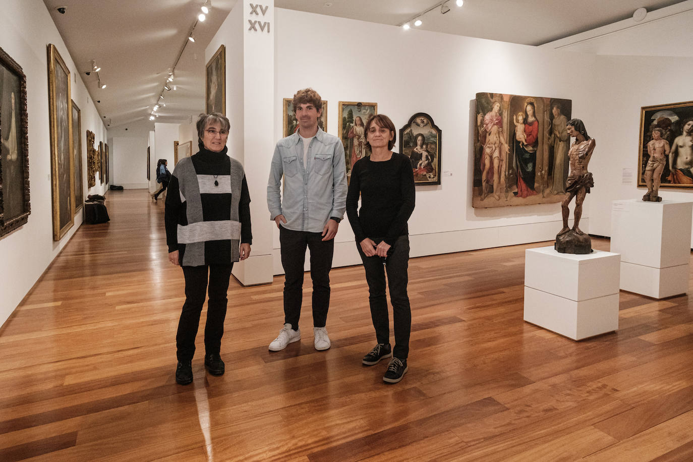 Imagen principal - El Museo San Telmo completa el lavado de cara a su sala de arte