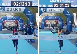 Doblete keniata en la 45 Zurich Maratón de San Sebastián