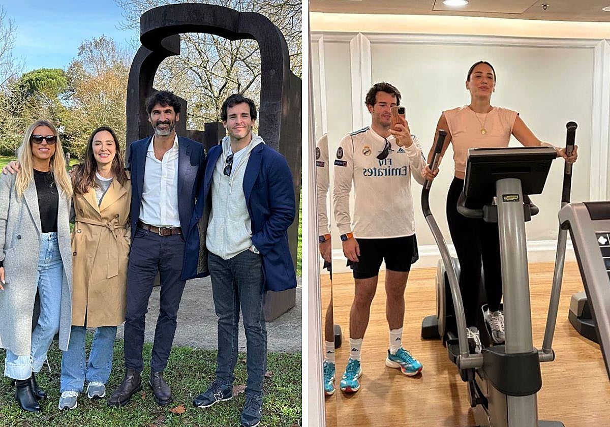 Tamara Falcó e Iñigo Onieva visitando Chillida- Leku y practicando deporte en el gimnasio del hotel María Cristina de San Sebastián