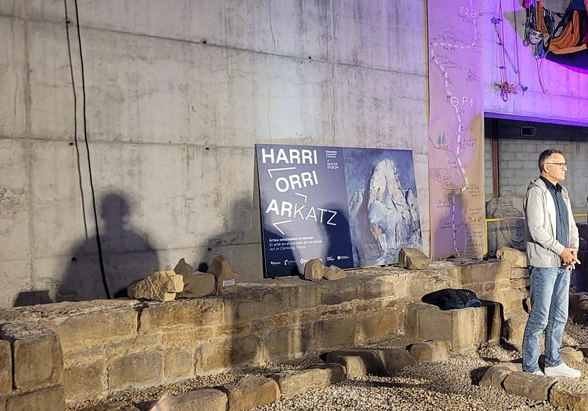 Juan Carlos Sanz, Rafa Elorza y Eli Azurmendi, en Bilbao.