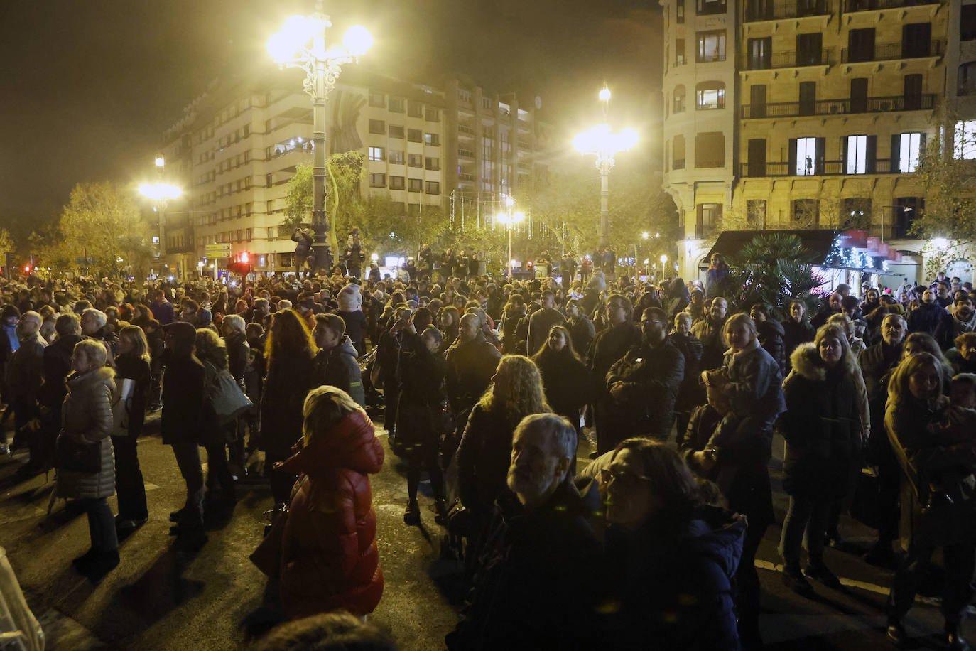 Paseo por la iluminación en Donostia