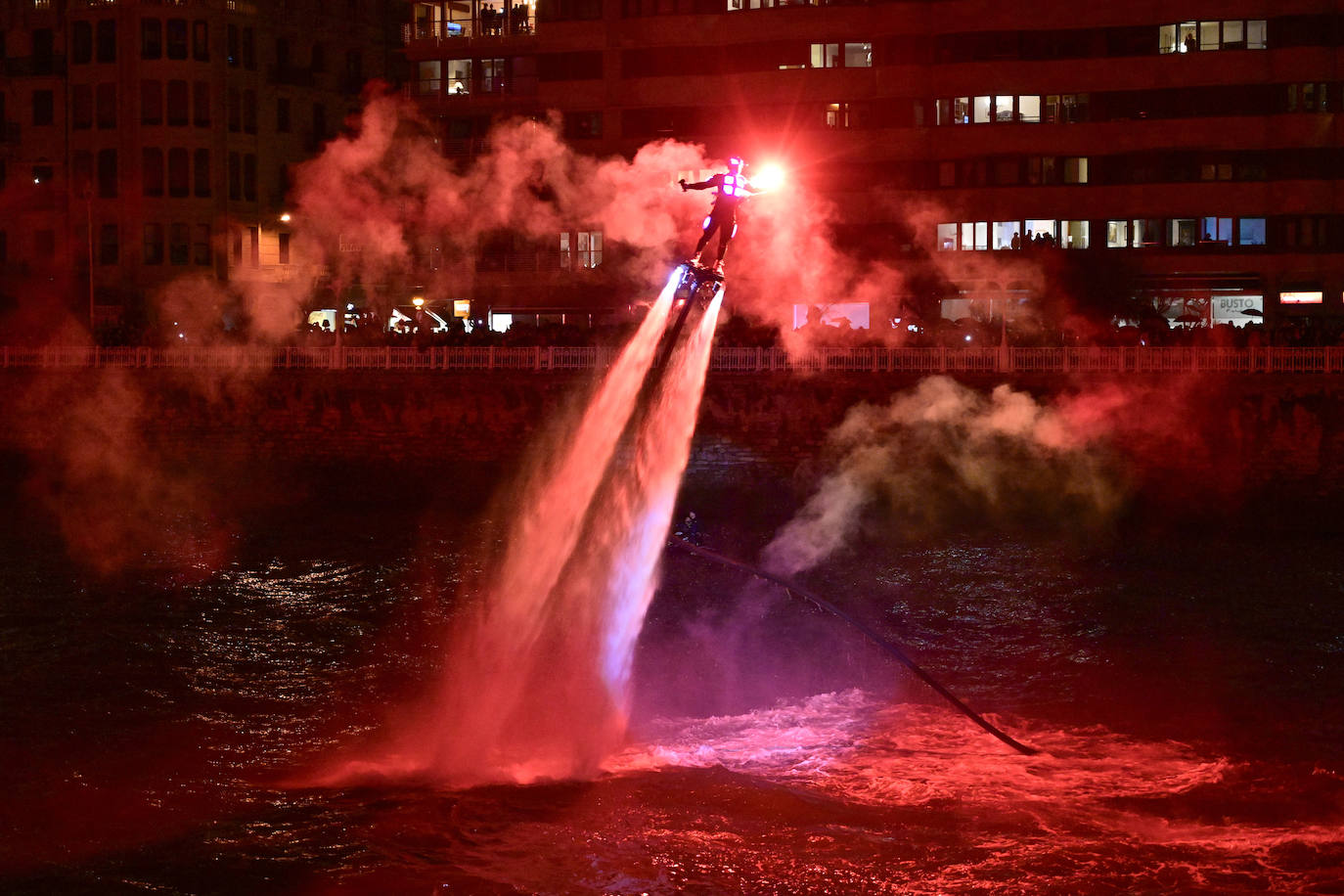 Paseo por la iluminación en Donostia
