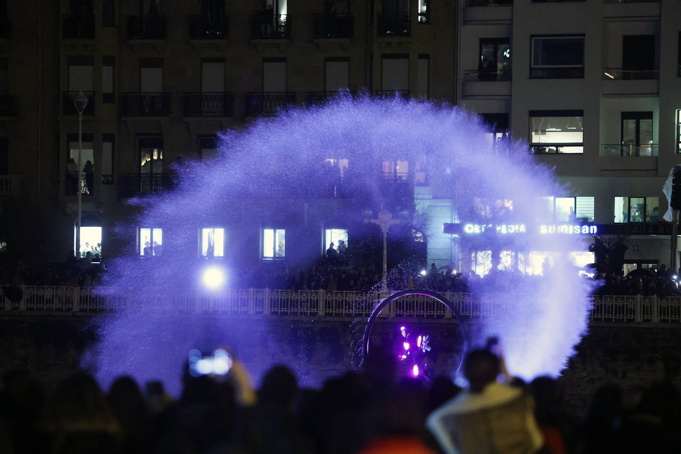 Paseo por la iluminación en Donostia