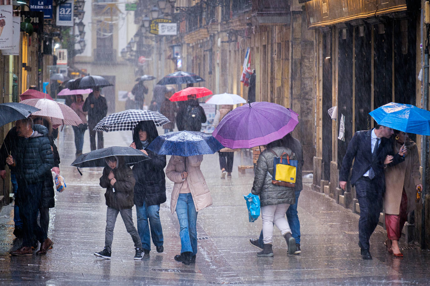 Un sábado pasado por agua