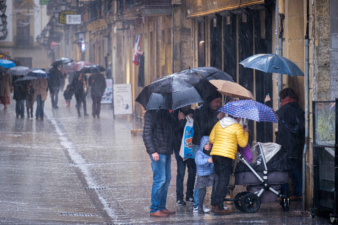 Un sábado pasado por agua