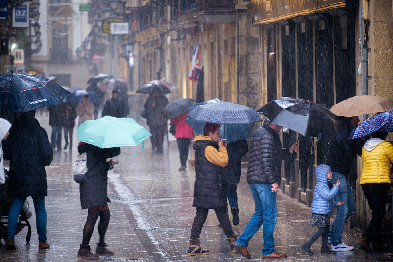 Un sábado pasado por agua