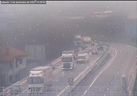 Imagen de la zona del accidente.