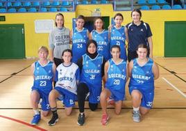 Plantilla del equipo femenino de participación Goierri Goierribus.