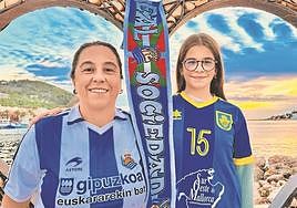 Elena y Aitziber, ayer por la tarde en el paseo del Port de Andratx.