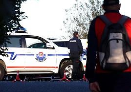 Dispositivo de búsqueda en Jaizkibel el pasado octubre por la desaparición de un hombre.