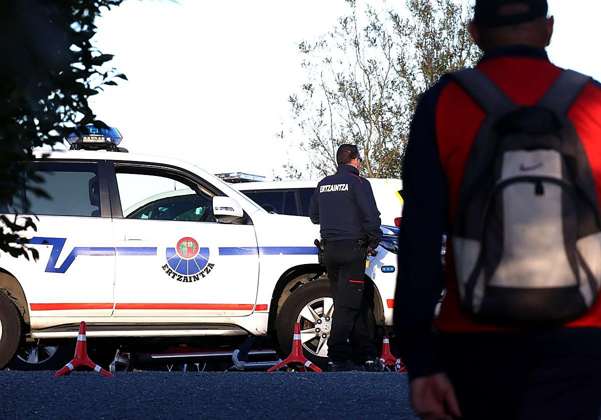 Dispositivo de búsqueda en Jaizkibel el pasado octubre por la desaparición de un hombre.