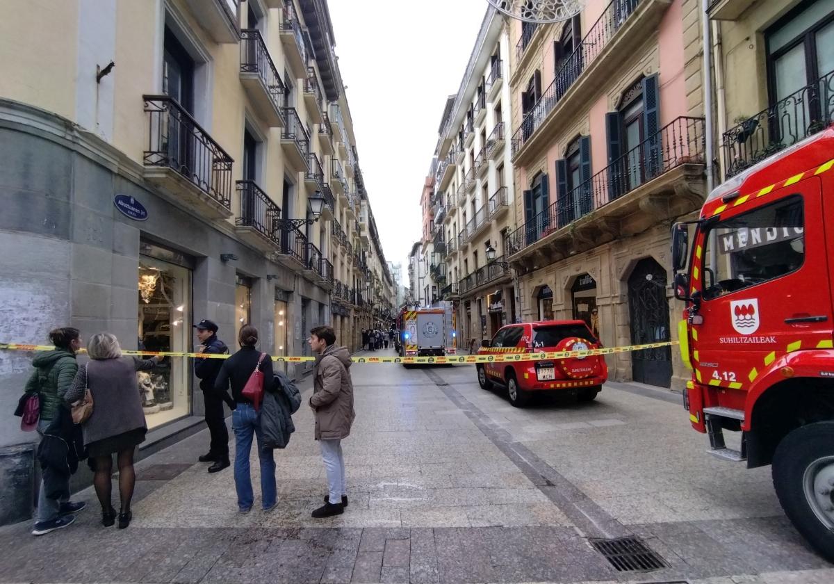 Las imágenes del suceso en la calle 31 de agosto