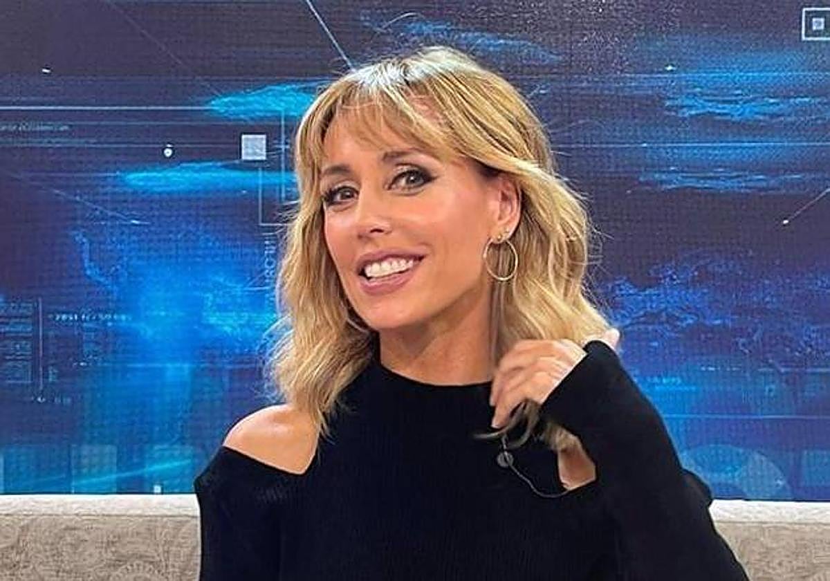 Emma García, presentadora de 'Fiesta'.