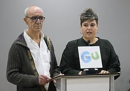 José Luis Artola y Nekane Artola, de Ikastolen Elkartea.