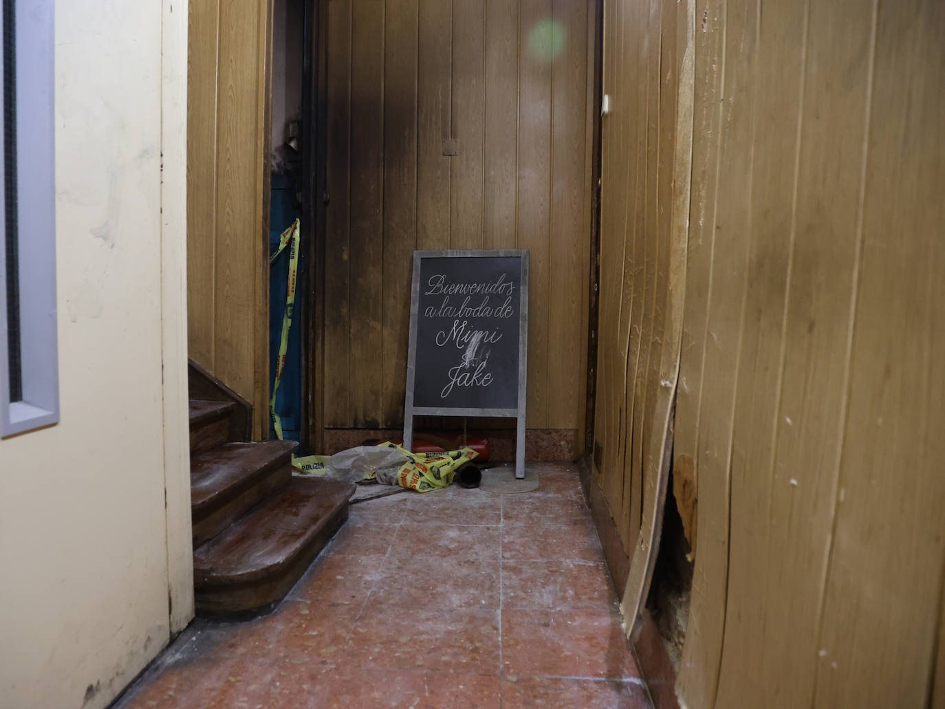 Así quedaron las viviendas de la calle 31 de Agosto afectadas por el fuego