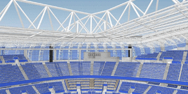 La ampliación de aforo de Anoeta se realizará a través del anillo superior, en las tribunas superiores y en las esquinas del estadio.