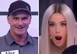 Aitor Francesena 'Gallo' y Lola Índigo en el programa de El Hormiguero este miércoles.