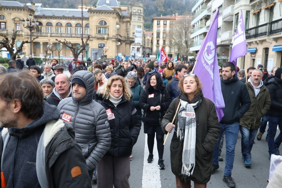Manifestación con motivo de la huelga del sector público