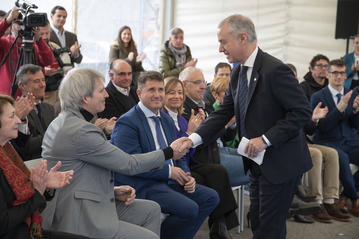 La visita del lehendakari Urkullu a Korta, en imágenes