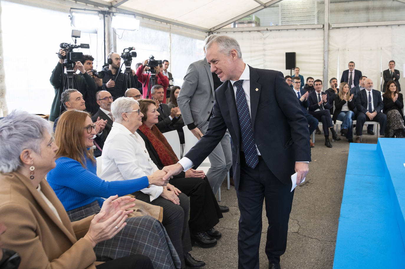 La visita del lehendakari Urkullu a Korta, en imágenes