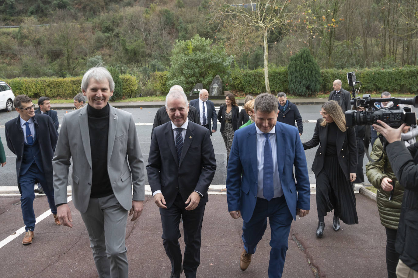 La visita del lehendakari Urkullu a Korta, en imágenes