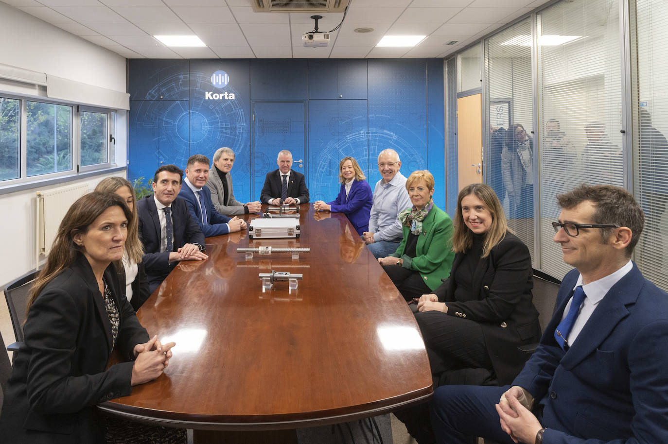 La visita del lehendakari Urkullu a Korta, en imágenes