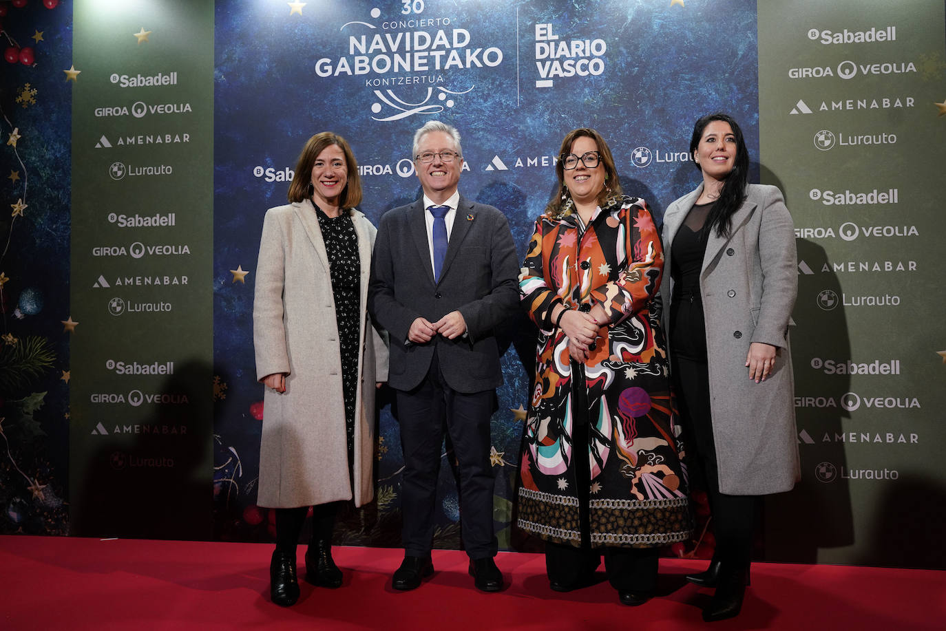 Cristina Laborda, alcaldesa de Irun, y los diputados forales José Ignacio Asensio (Sostenibilidad), Goizane Álvarez (Cultura, Cooperación, Juventud y Deporte) y Azahara Domínguez (Movilidad y Turismo). 