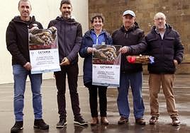 Alberdi, Esteban, Berazadi, Alkorta eta Etxaniz aurkezpenean.